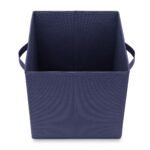 Casafield Set of 12 Collapsible Fabric Storage Cube Bins, Gray - 11" Foldable Cloth Baskets for Shelves and Cubby Organizers - Image 11
