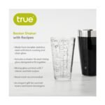True Boston Cocktail Shaker with Recipes, 2-Piece Stainless Steel Drink Shaker Tin and Mixing Glass for Cocktail Parties, Wedding Gifts, 26 oz & 14 oz - Image 3