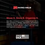 Akro-Mils 12 Pack AkroBins Plastic Storage Bins, Space-Saving Organizers, Clear - Image 5
