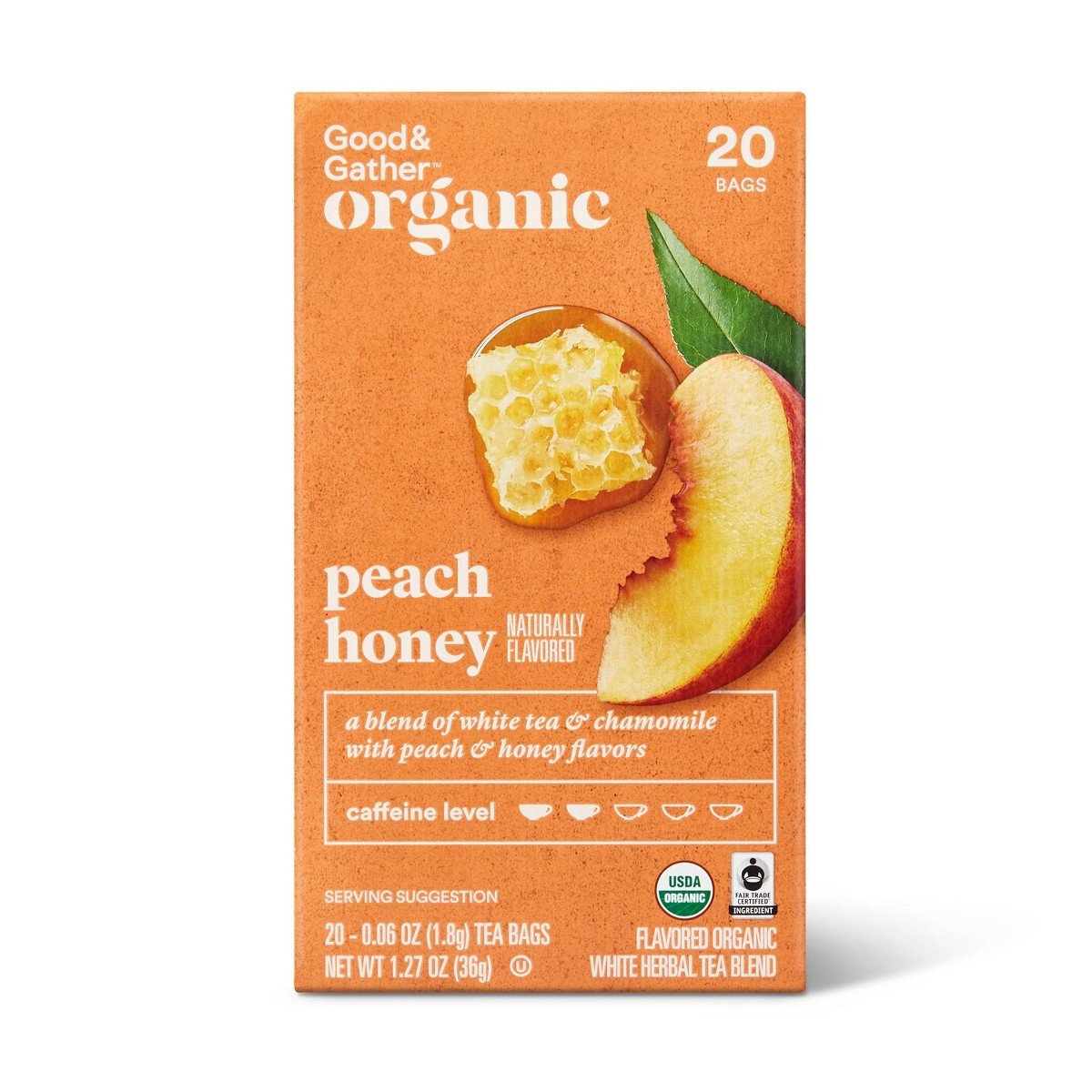 GUEST_e090dde7-9f97-4e4e-baed-dad34d0708d2.jpg Organic Peach Honey Tea - 20ct - Good & Gatherâ„¢ - Image 1