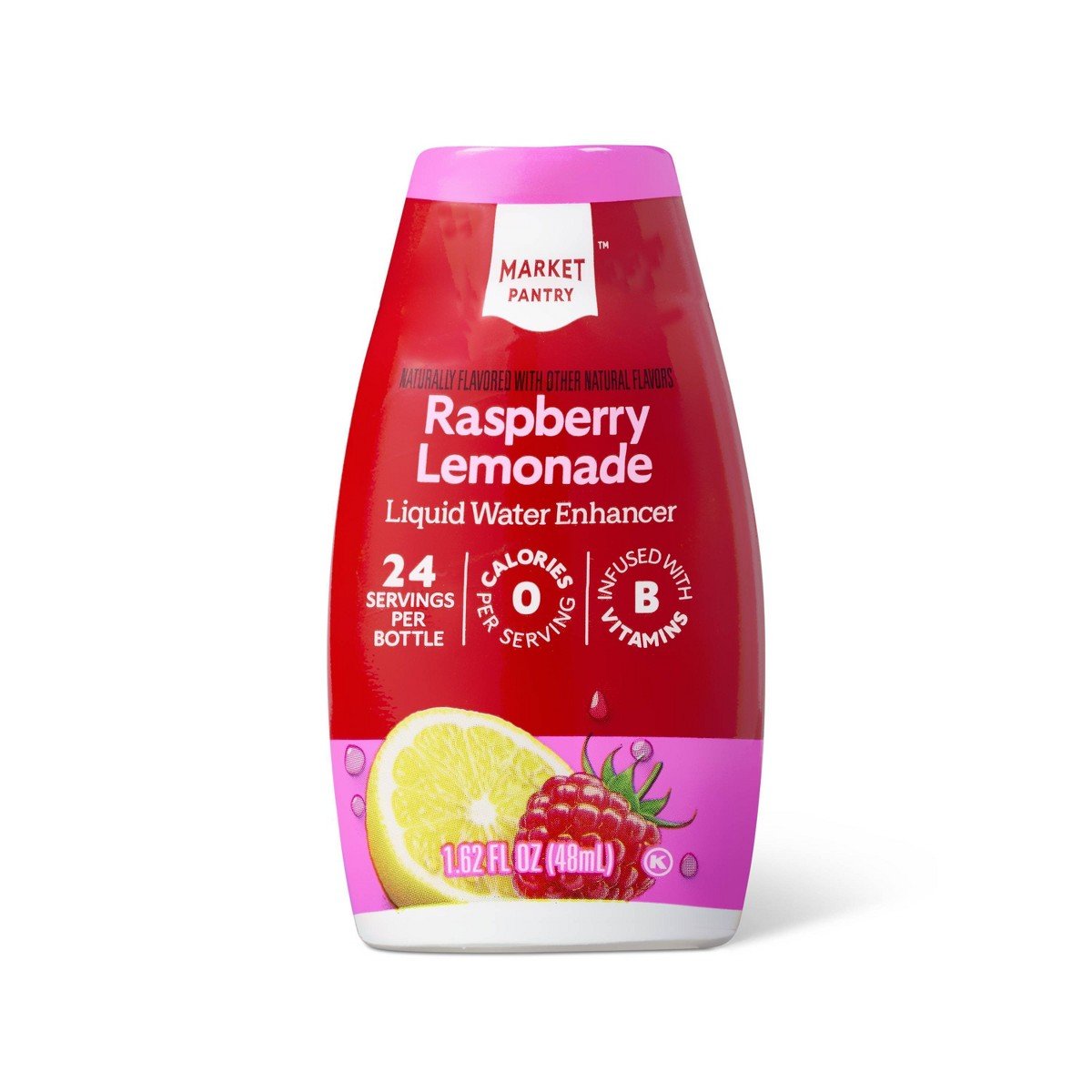 GUEST_e11c9a3b-a06f-461b-96d1-18b8a5ac9dbf.jpg Raspberry Lemonade Water Enhancer Drops - 1.62 fl oz - Market Pantry - Image 1
