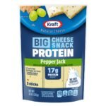 Kraft Natural Cheese Reduced Fat Pepper Jack Protein Big Stick - 10oz