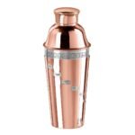 Oggi 34oz Dial a Drink Cocktail Shaker Copper: Stainless Steel, Hand Wash, 11.25" Height, 4.88" Width, 1.4 lbs