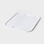 Rounded Square Stackable Decorative Lid with Cutout Handles White - Brightroom™