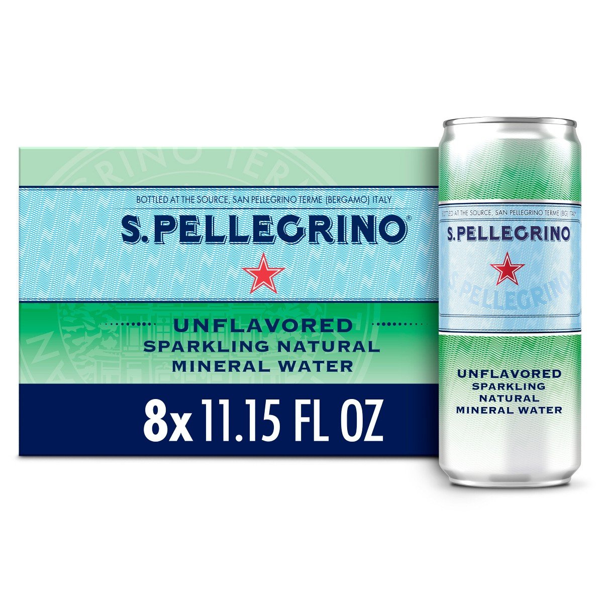 GUEST_e216d614-340c-4687-93c8-82849674b8b3.jpg S.Pellegrino Mineral Sparkling Water - 8pk/11.15 fl oz Cans: Sugar-Free, Caffeine-Free - Image 1