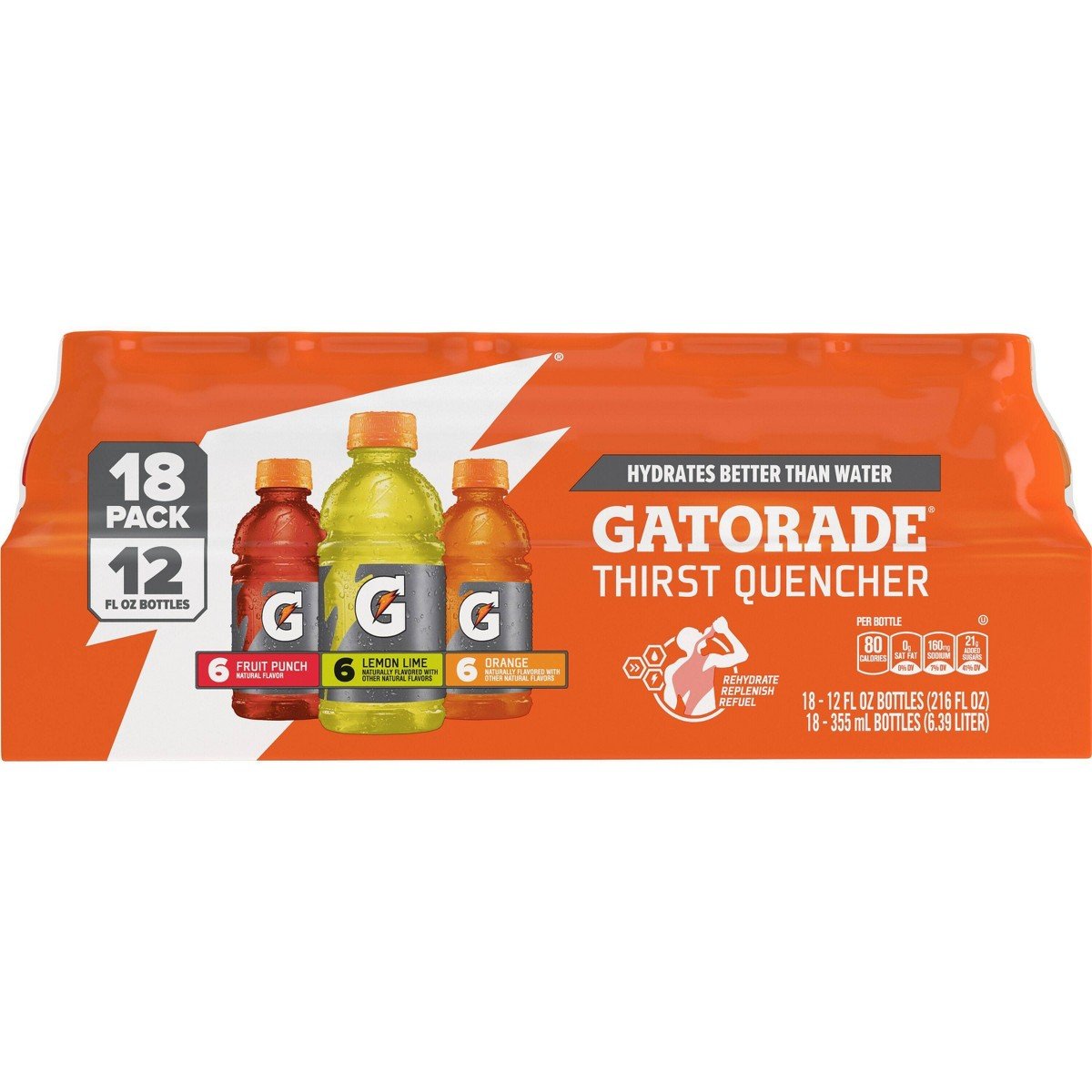 GUEST_e2a57568-d131-4286-b542-a56cdf86c3f3.jpg Gatorade Mixed Flavors Sports Drink - 18pk/12 fl oz Bottles: Non-Caffeinated - Image 1