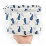 Unique Bargains Fabric Whale Pattern Storage Box Container 1 Pc - Image 5