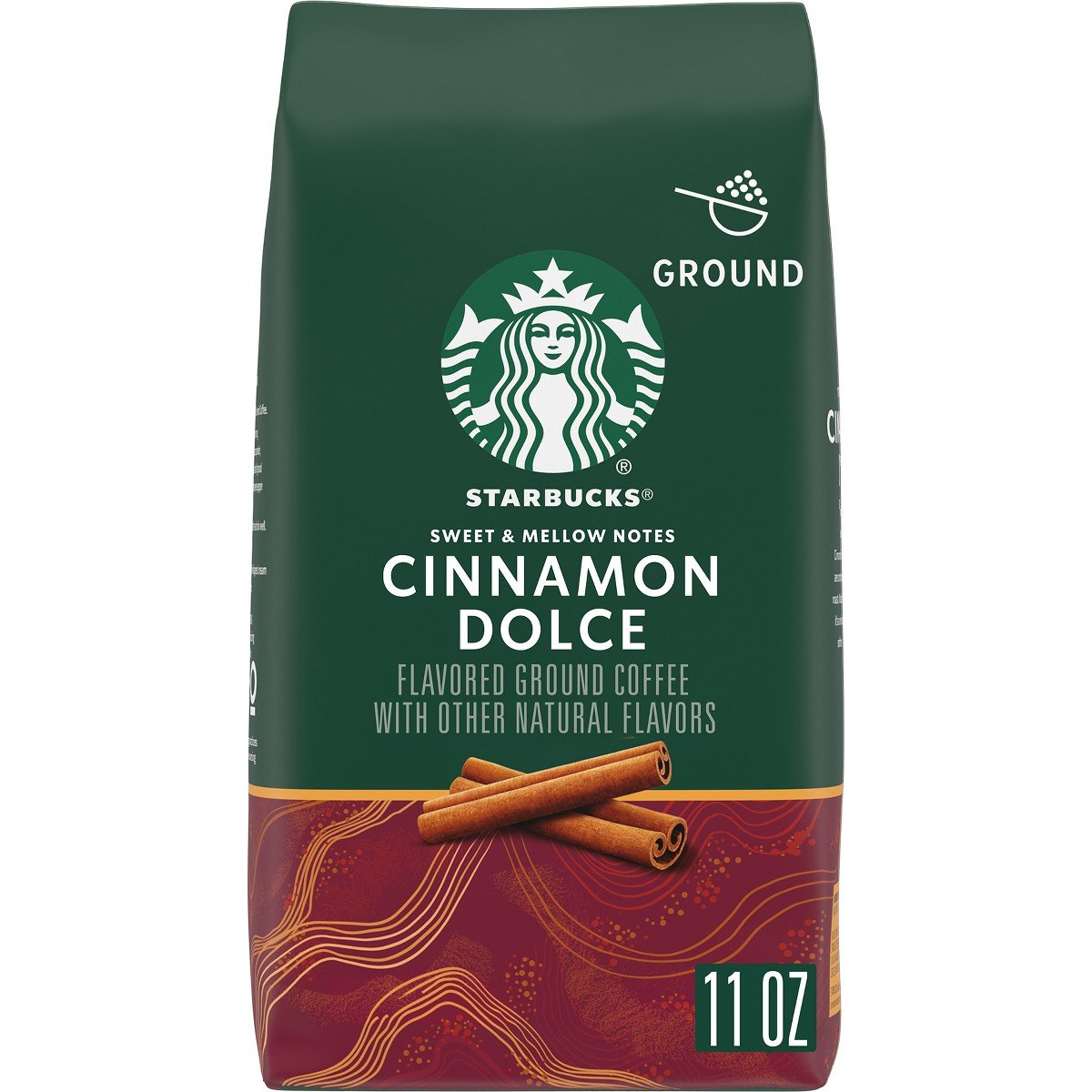 GUEST_e3578069-640a-4b3c-85f6-e1953314f555.jpg Starbucks Cinnamon Dolce Light Roast Ground Coffee - 11oz - Image 1