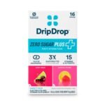 DripDrop Zero Sugar Plus Target Exclusive Variety Dietary Supplement Powder - Cherry Limeade & Raspberry Lemonade - 16ct