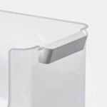 Click in Place 20.7qt Clear Open Front Plastic Storage Bin for Home and Office Organization White Latch - Brightroom™ - Image 5