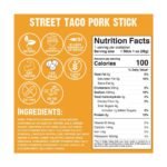 Righteous Felon Craft Jerky Street Taco Pork Meat Stick - 8g Protein - 1oz - Image 3