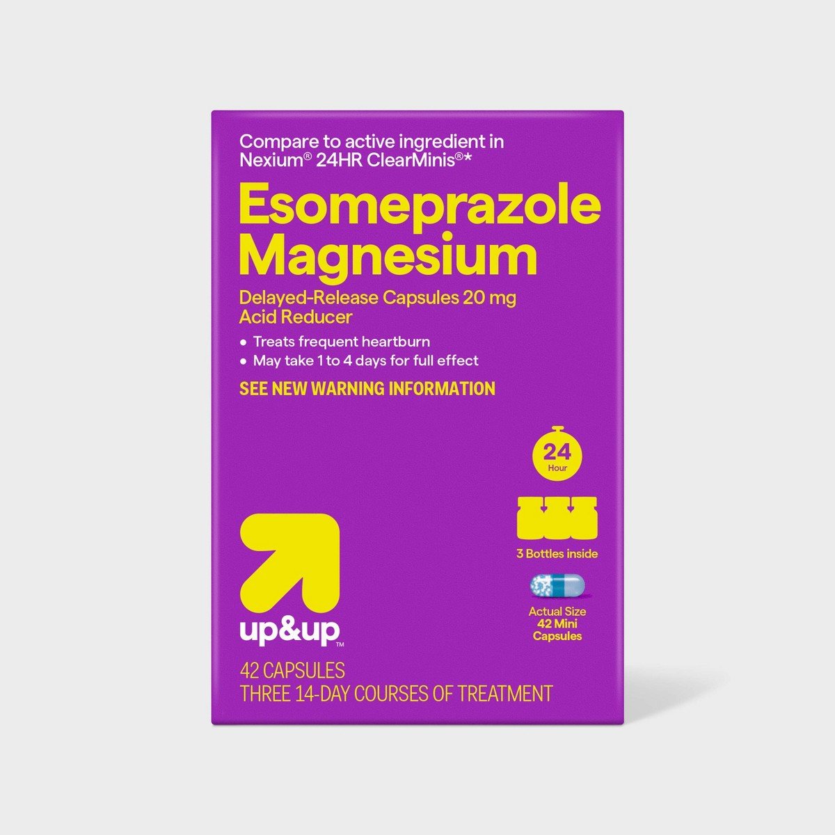 GUEST_e56f31ea-6900-40c2-b8c8-cd96278b64f9.jpg Esomeprazole Clear Mini - 42ct - up&up™ - Image 1