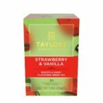 Taylors of Harrogate Strawberry & Vanilla Green Tea - 20ct/1oz: Caffeinated
