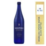 Saratoga Spring Water, Sparkling - 28Oz Single, Glass Bottle