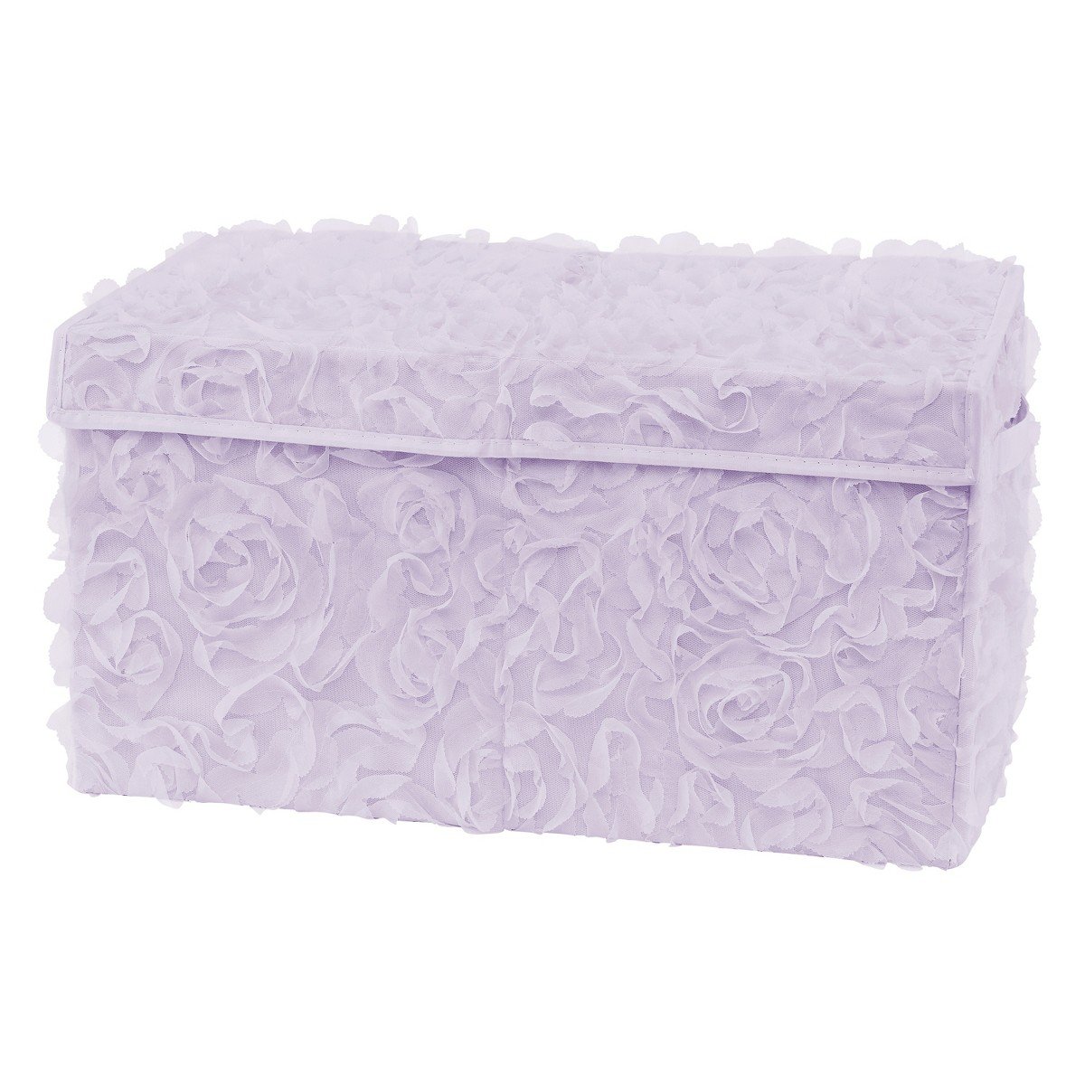 GUEST_e6f8cb7c-0fa7-4531-acd2-6141b6297650.jpg Sweet Jojo Designs Girl Fabric Storage Toy Bin Rose Solid Lavender Purple - Image 1