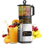 ZAFRO Juicer Machines, 5.4" Extra Wide Feed Chute Cold Press Juicer for Whole Fruits & Vegetables, High Juice Yield, Easy Clean & Install.