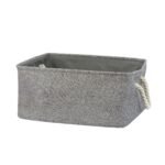 PiccoCasa Household Linen Storage Clothes Container Gray S Size