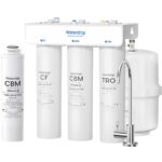 Waterdrop T3-T, No Power Needed, Remineralization 7-Stage Reverse Osmosis Water Filter, EXTRA RT-CBM Filters - White