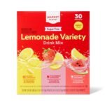 Lemonade Variety Sugar-Free Drink Mix - 30ct - Market Pantry