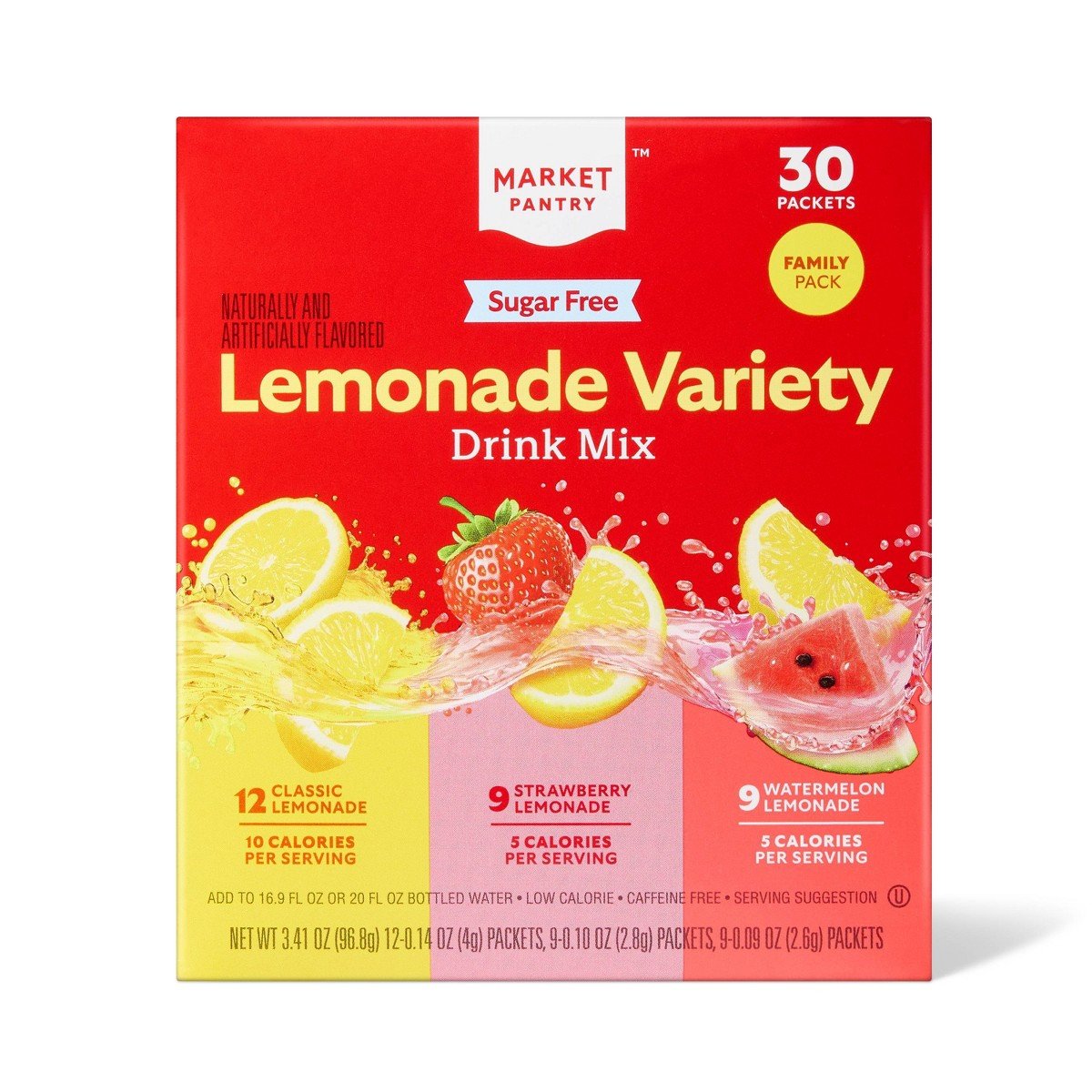 GUEST_e8345c94-964a-47b7-8b6a-af8f4c1266eb.jpg Lemonade Variety Sugar-Free Drink Mix - 30ct - Market Pantry - Image 1