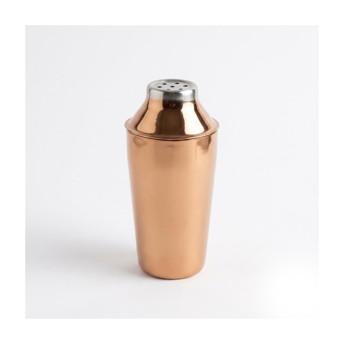 GUEST_e8917b0b-d360-4bb8-ad5e-5d6cf30bbe9b.jpg IHI Est. 1986 Rose Gold Martini Cocktail Shaker, 6.75 Inch Stainless Steel Drink Mixer with Built-In Strainer, Metallic Copper Finish Barware for Home - Image 1