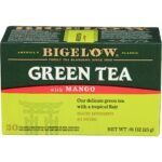 Bigelow Green Tea with Mango - Case of 6 - 20 Bags - Image 2