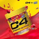 C4 Sport Ripped Pre-Workout Powder - Jolly Rancher Cherry - 20 Servings - Image 2
