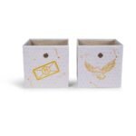 Ukonic Harry Potter Hedwig 11-Inch Storage Bin Cube Organizers | Set of 2 - Image 2