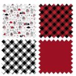 Bacati - Lumberjack Red/Black/Gray Boys Cotton Storage Toy Chest - Image 5