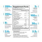Legion Pulse+ Burn Thermogenic Pre-Workout - Pink Lemonade - 20 Servings: 350mg Caffeine, 8 Clinically Dosed Ingredients - Image 3