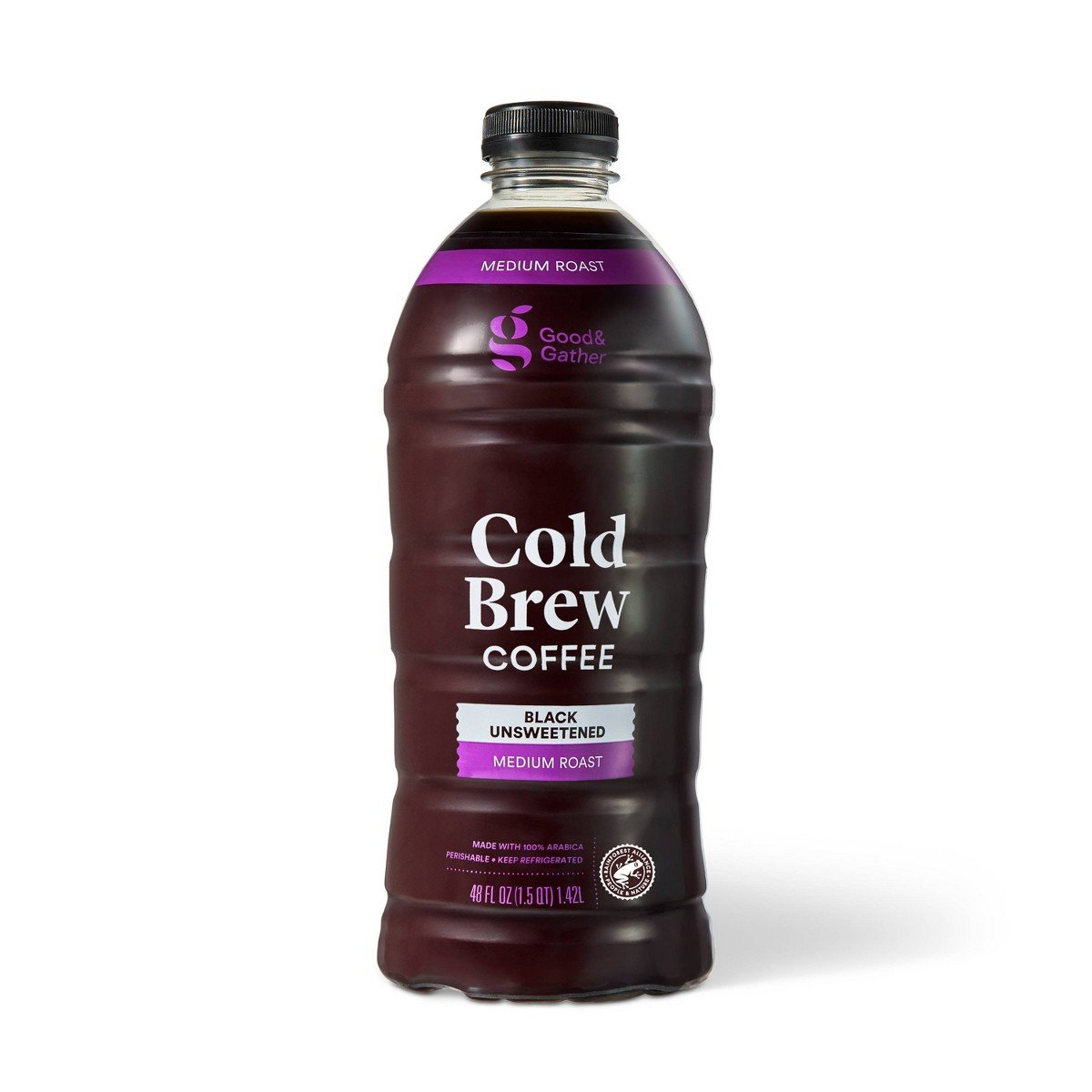 GUEST_eb305b1b-2e20-4cfc-9e14-0ad06be070a4.jpg Black Medium Roast Cold Brew Coffee - 48 fl oz - Good & Gather - Image 1