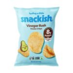 Snackish Vinegar Rush 8g Protein Potato Chips - 5oz