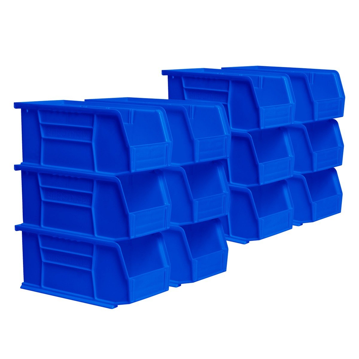 GUEST_ebab60ca-b354-49b2-9ca0-0f361bea65ab.jpg Akro-Mils 12 Pack AkroBins Plastic Storage Bins, Space-Saving Organizers, Blue - Image 1