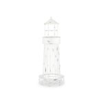 Twine Lighthouse Wine Cork Holder, Metal Cork Storage for Farmhouse Kitchen Bar, Home Decor, Gifts for Men & Women, Holds 120 Wine Corks, White