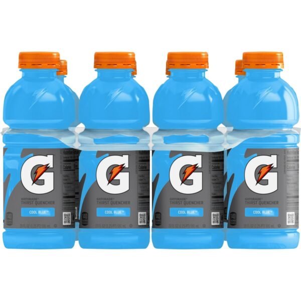 Gatorade Cool Blue Sports Drink - 8pk/20 fl oz Bottles: Caffeinated