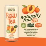 Raw Tea Sparkling Black Tea with Peach Juice - 11fl oz Can - Image 6