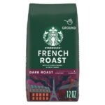 Starbucks French Roast Dark Roast Ground Coffee - 12oz: Arabica Beans, Latin America