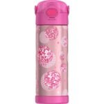 Thermos 16oz Stainless Steel FUNtainer Water Bottle with Bail Handle - Pink Disco - Image 3