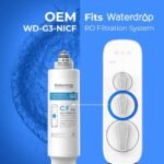 Waterdrop G3P800 Reverse Osmosis System, 800GPD, Tankless Under Sink with LED Purifier,Extra N1CF and Remineralization Independent Filters - Image 3