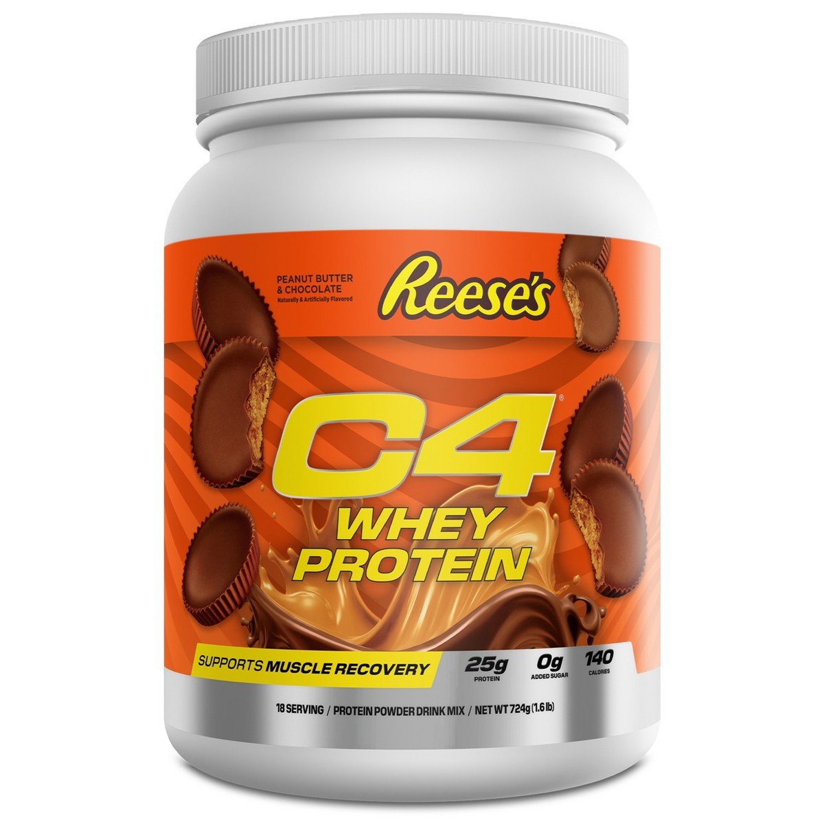 GUEST_edb8ef29-8de8-4c88-82e9-219d8f736e81.jpg C4 Whey Protein Powder - 25g Protein - Reese's Peanut Butter Cup - 18 Servings - Image 1