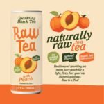 Raw Tea Sparkling Black Tea with Peach Juice - 4pk/34 fl oz - Image 6