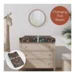 Sweet Jojo Designs Girl Fabric Storage Bins Set Boho Floral Wildflower Black Orange and Blue - Image 2
