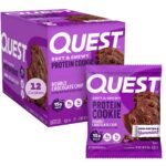 Quest Nutrition Protein Cookie - Double Chocolate Chip - 12ct: 15g Protein, Ready to Eat, 1.56oz Per Cookie