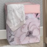 Lambs & Ivy Signature Botanical Baby Storage/Hamper - Pink, Floral - Image 3