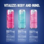 Red Bull Variety Pack Energy Drink - Peach, Iced Vanilla Berry, Pink - 12pk/8.4 fl oz Cans: Low Fat, No Artificial Flavors, Caffeinated - Image 2