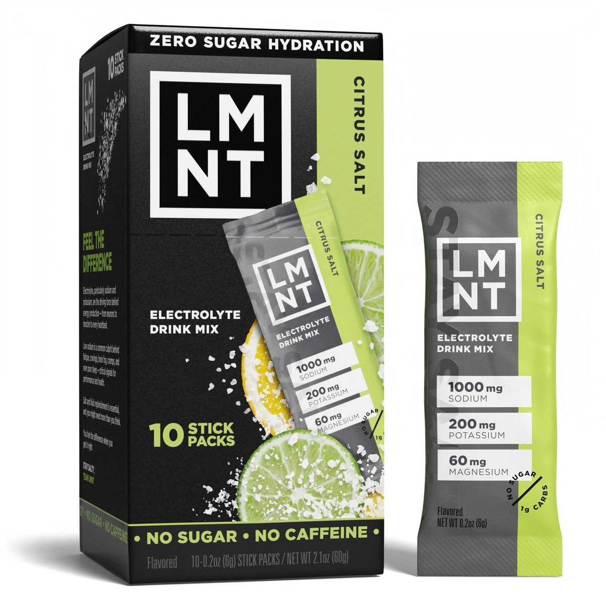 GUEST_f0c746fb-fa45-461b-9f96-33d0de4de22d.jpg LMNT Zero-Sugar Electrolytes Drink - Citrus Salt - 2.1oz/10ct: Non-Caffeinated, Powdered, Electrolyte Drink Mixes - Image 1