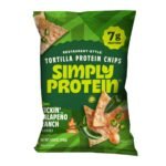 SimplyProtein Restaurant Style Protein Jalapeno Ranch Flavored Tortilla Chips - 4.58oz