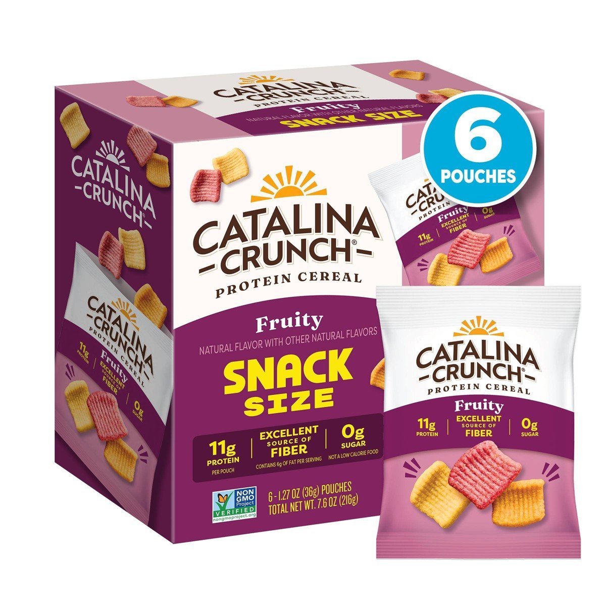 GUEST_f14c3b29-a6e7-4e9f-8737-47906b52382c.jpg Catalina Crunch Fruity Breakfast Cereal - 7.6oz/6ct - Image 1