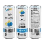 Celsius Core Vibe Variety Fizz Free- Blue Razz Lemonade, GT Peach Mango, Pink Lemonade - 12pk/12 fl oz - Image 4
