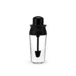Host 20 oz Cocktail Spinner with Built-in Strainer & Drip Free Pour Spout, Drink Mixer for Cocktails, Mocktails, Home Bar, Birthday Gifts, Black